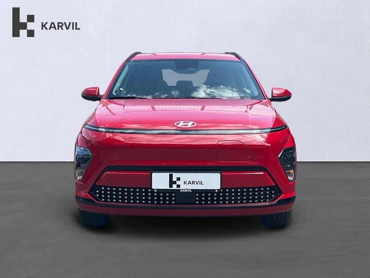 Rød Hyundai Kona fra 2025