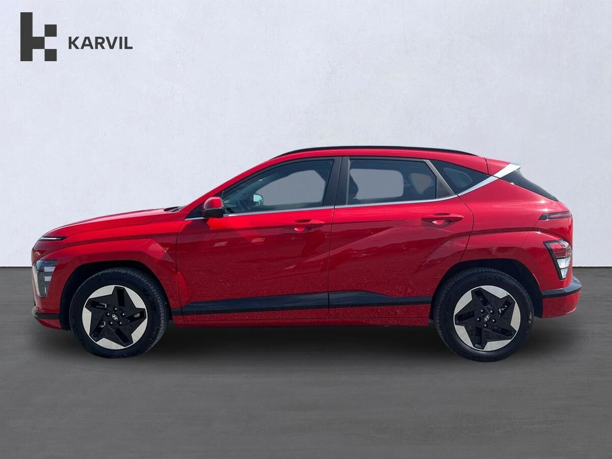 Rød Hyundai Kona fra 2025