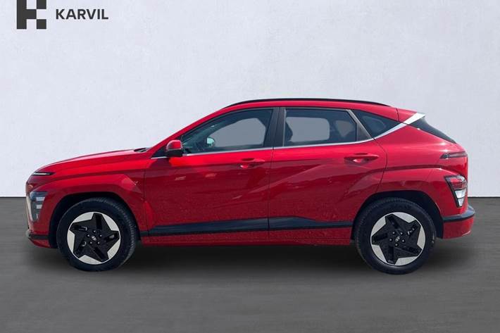 Rød Hyundai Kona fra 2025