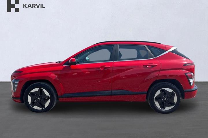 Rød Hyundai Kona fra 2025