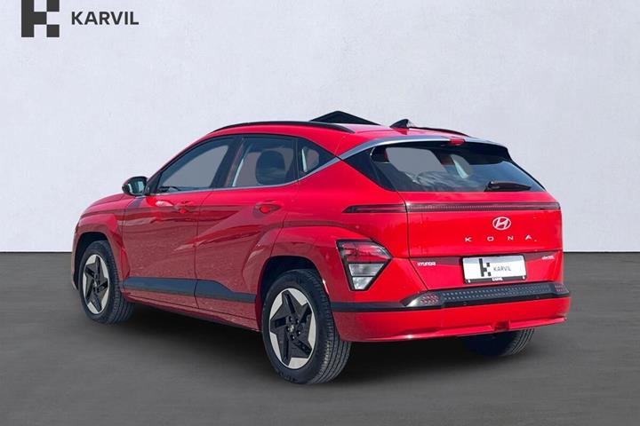 Rød Hyundai Kona fra 2025