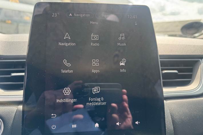 Blå Renault Captur fra 2021