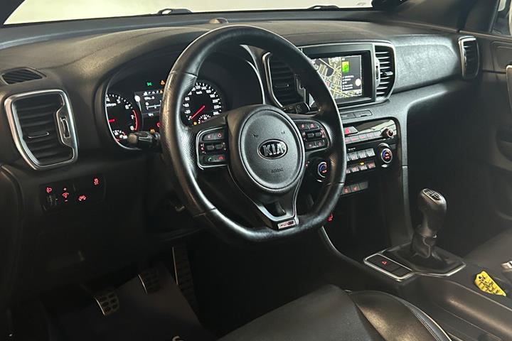 Hvid Kia Sportage fra 2016