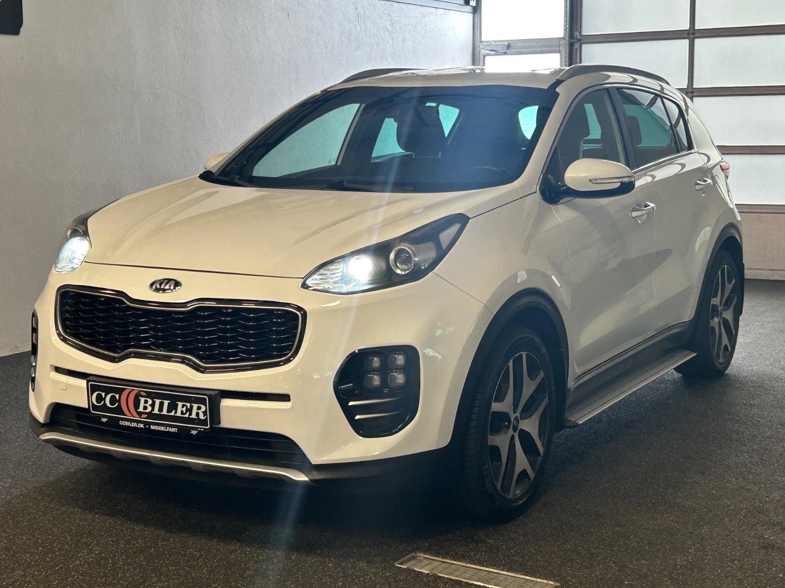 Hvid Kia Sportage fra 2016