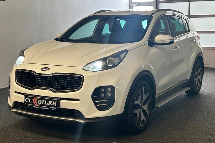 Hvid Kia Sportage fra 2016