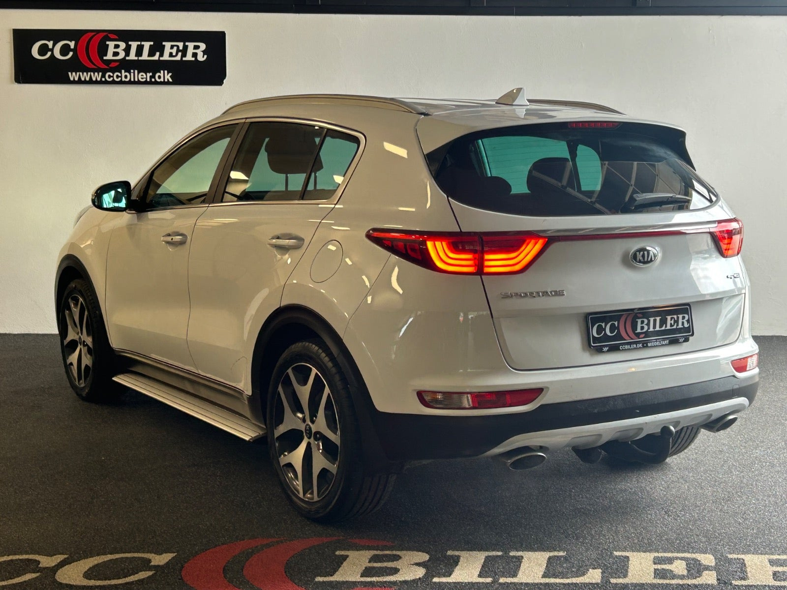 Hvid Kia Sportage fra 2016