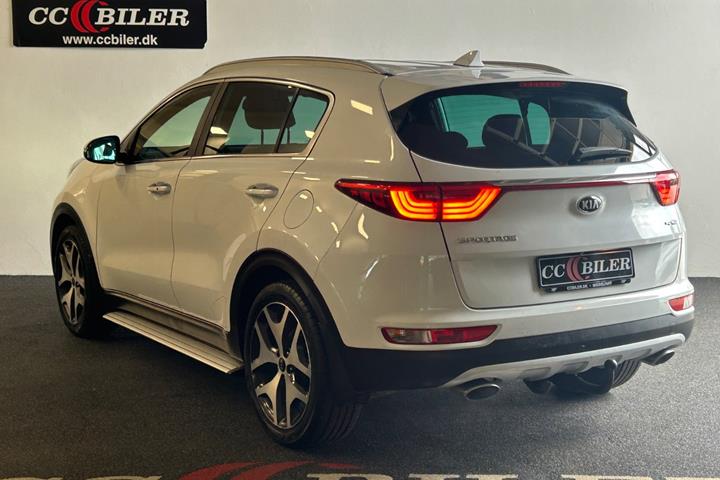 Hvid Kia Sportage fra 2016