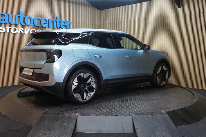 Blå Ford Explorer fra 2025