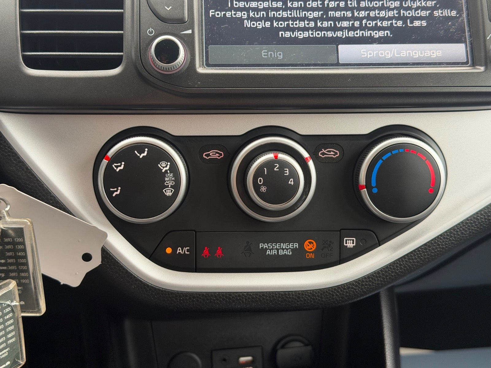 Blå Kia Picanto fra 2017