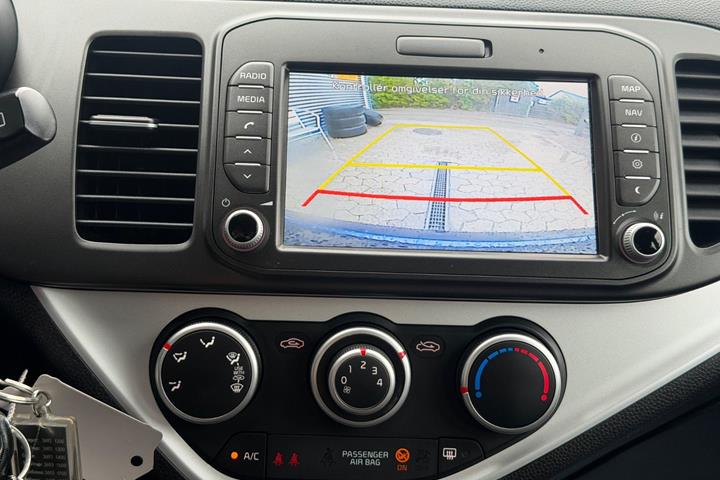 Blå Kia Picanto fra 2017