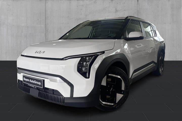 Hvid Kia EV3 fra 2026 set udefra