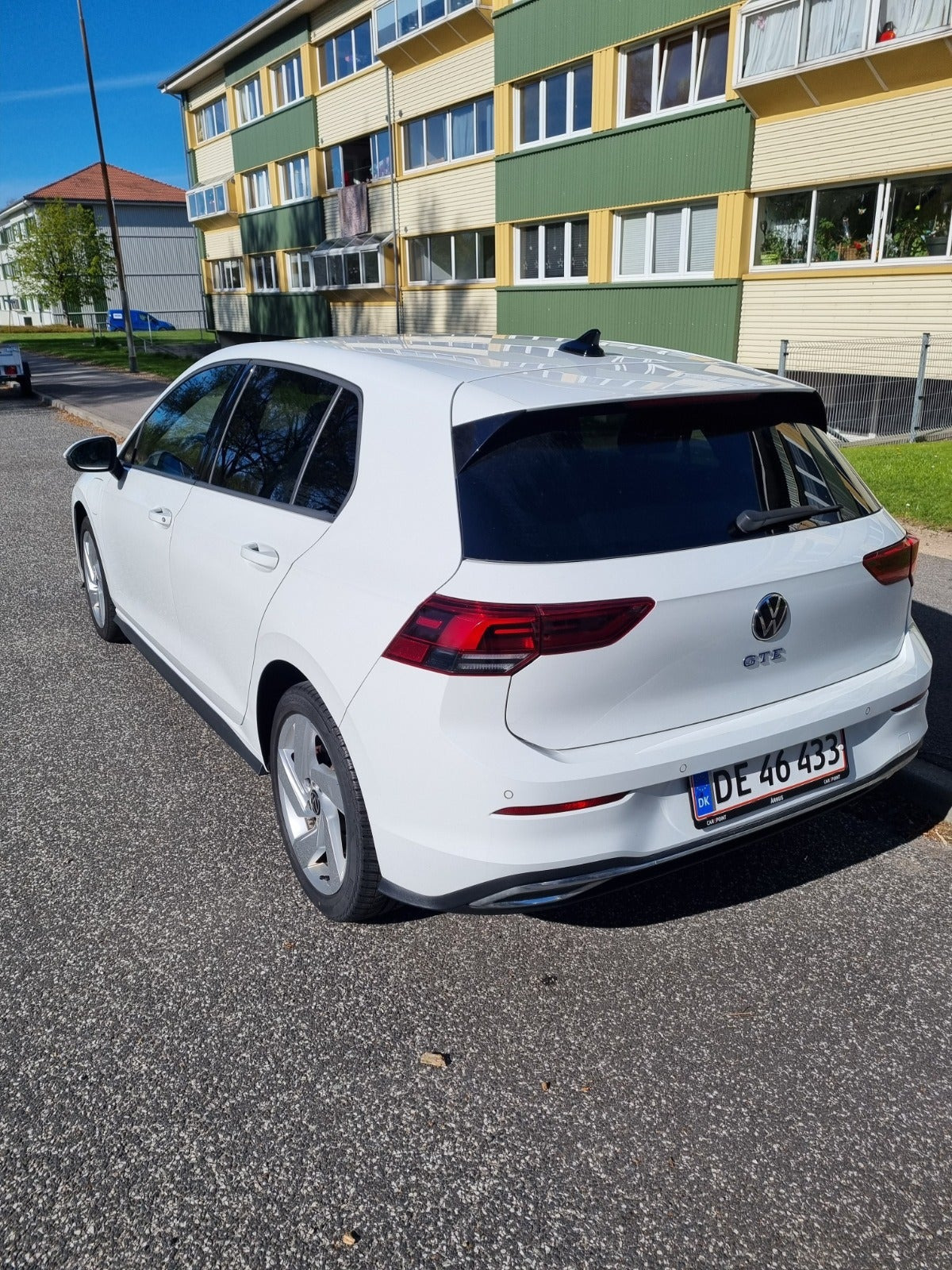 Hvid VW Golf VIII fra 2021