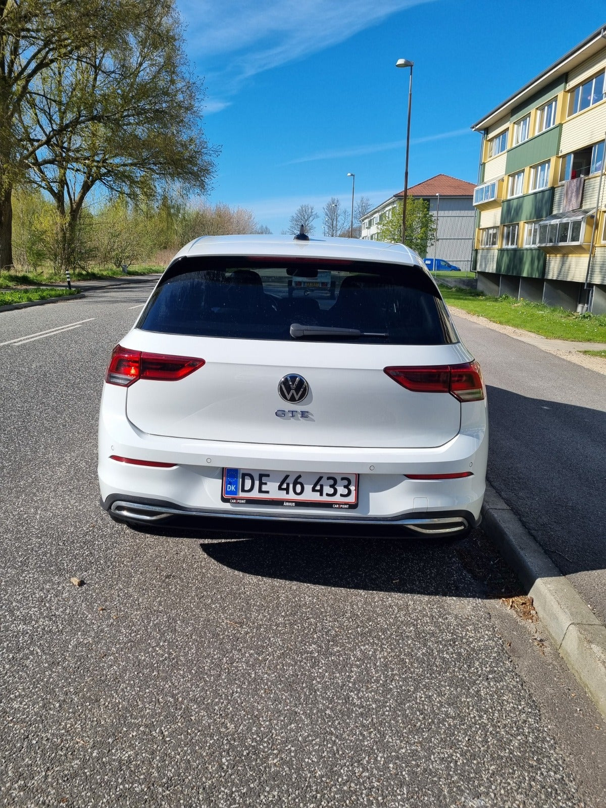 Hvid VW Golf VIII fra 2021