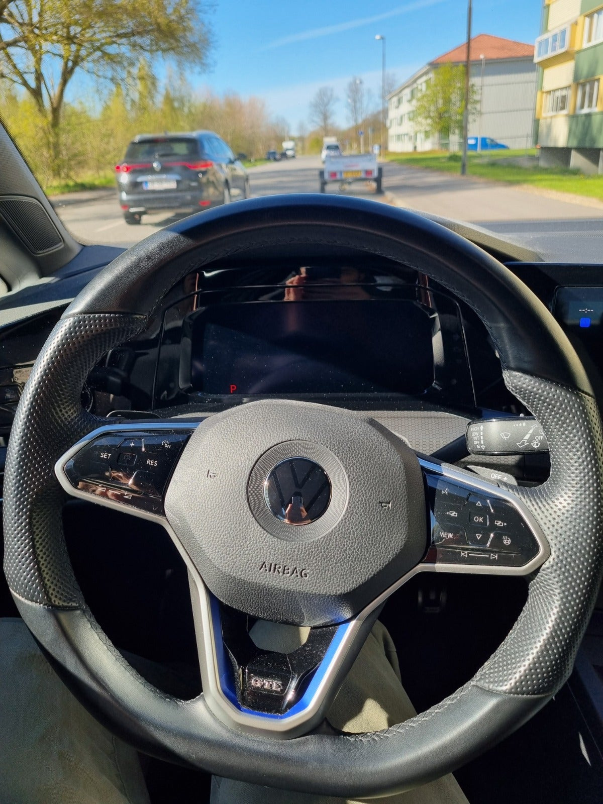 Hvid VW Golf VIII fra 2021
