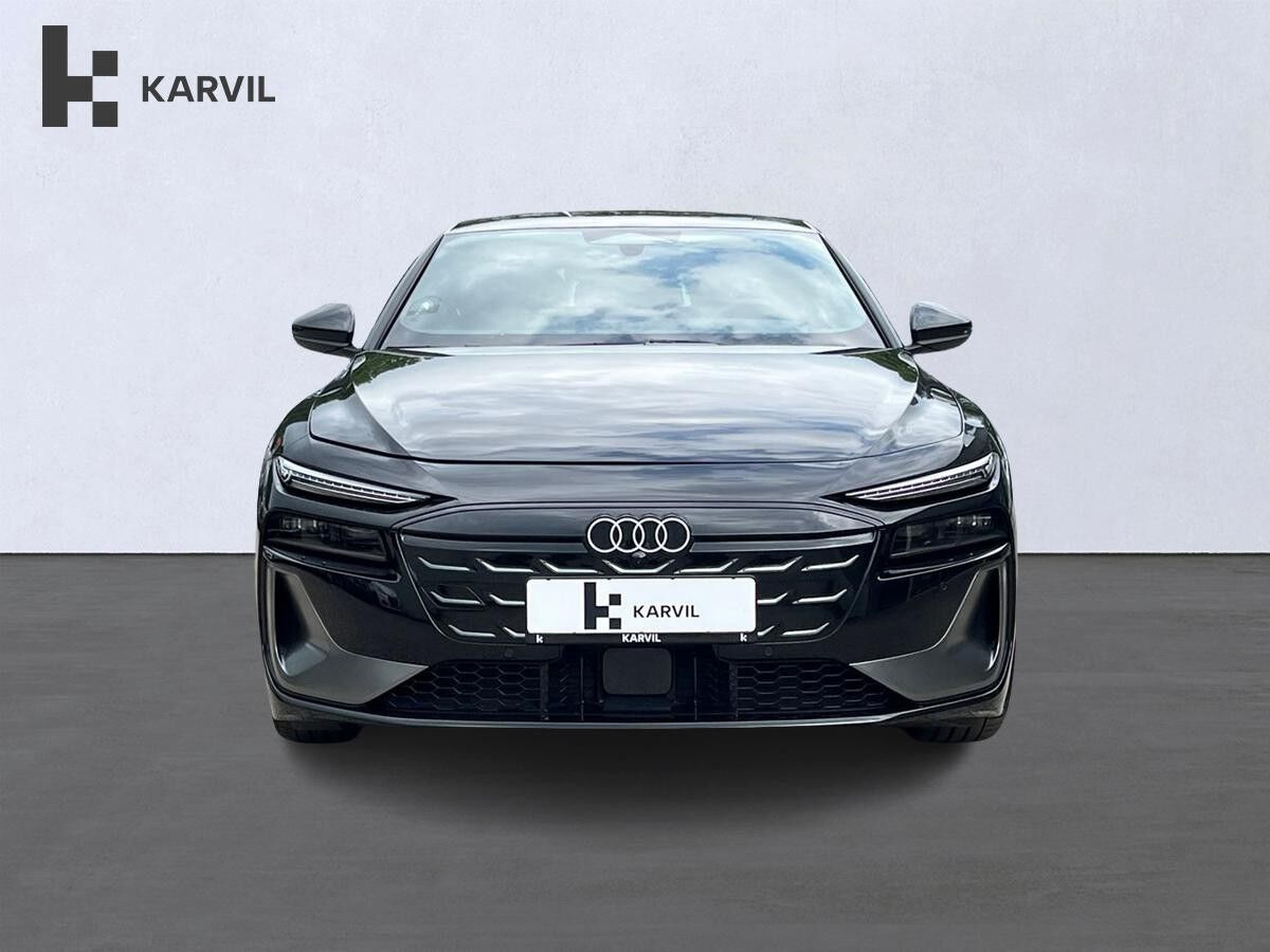 Sort Audi A6 e-tron fra 2025