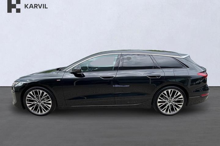 Sort Audi A6 e-tron fra 2025