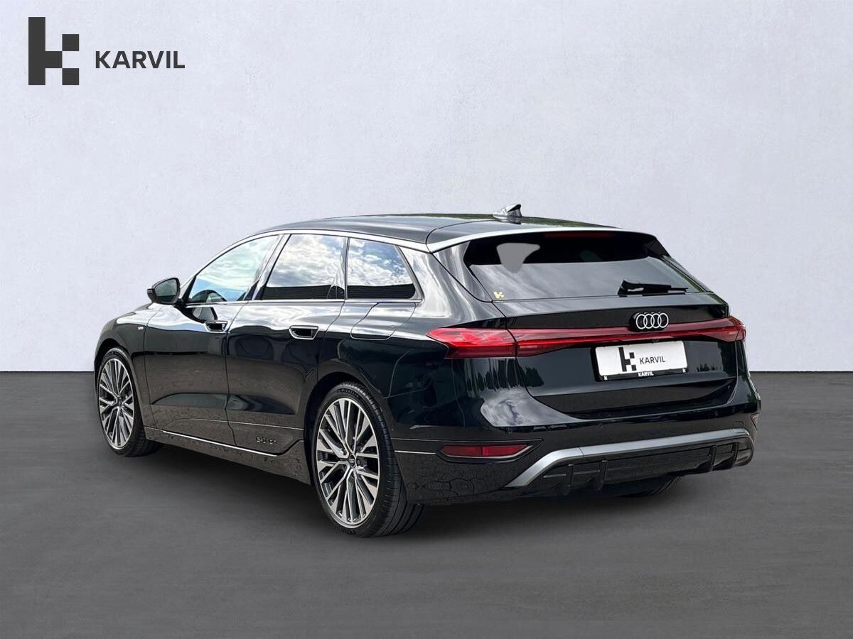 Sort Audi A6 e-tron fra 2025