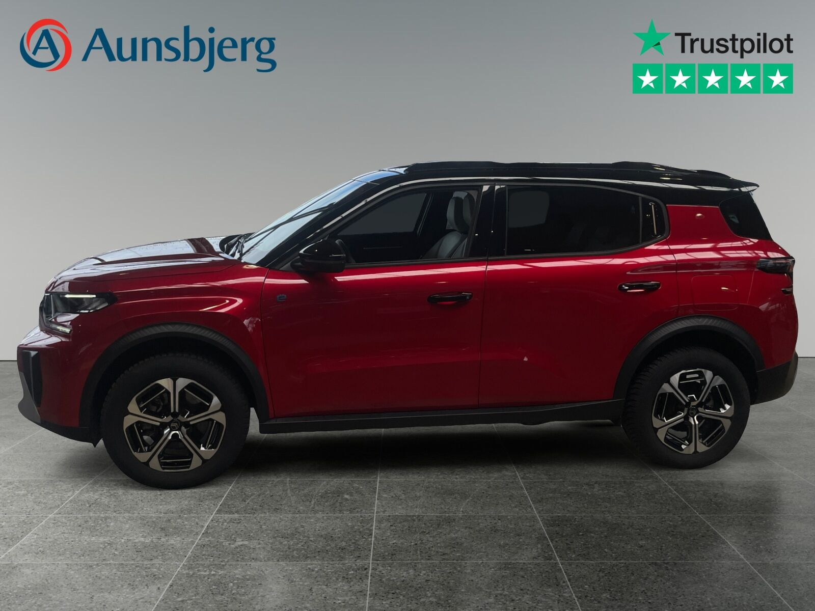 Rød Citroën e-C3 Aircross fra 2025