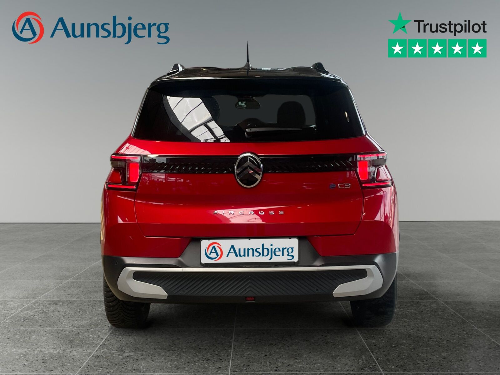 Rød Citroën e-C3 Aircross fra 2025