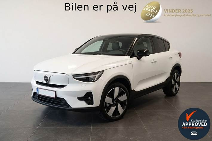 Hvid Volvo C40 fra 2021