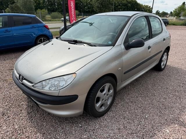 Grå Peugeot 206 fra 2007
