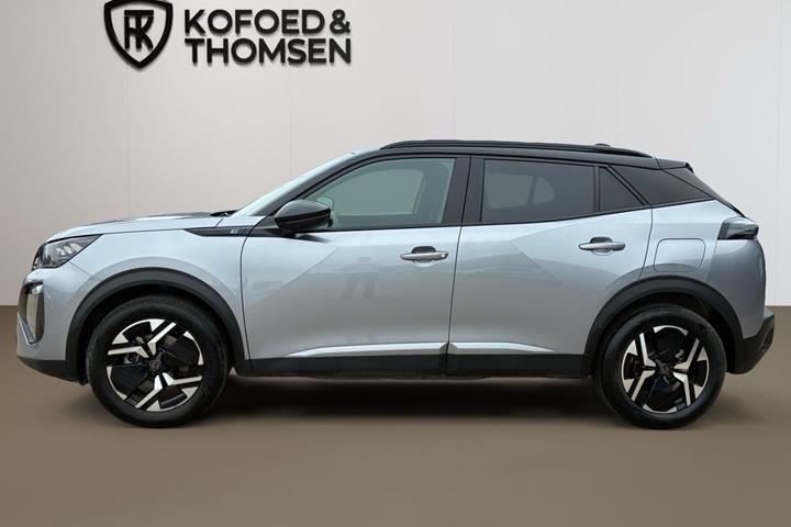Grå Peugeot e-2008 fra 2025
