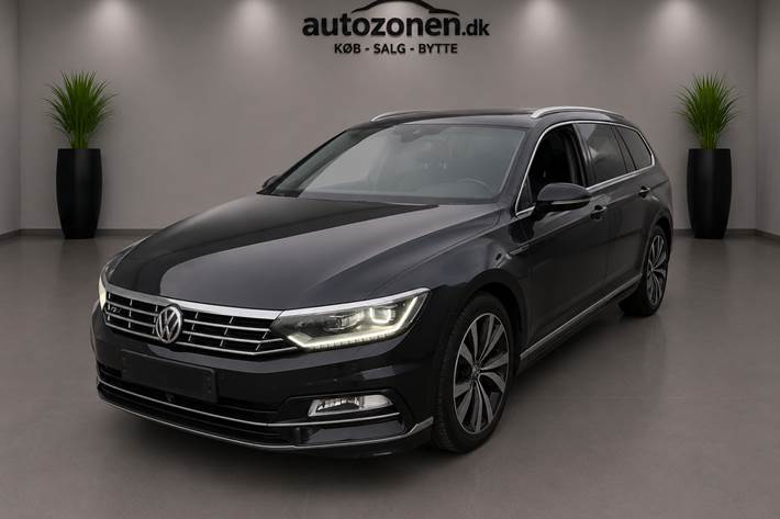 Sort VW Passat fra 2018