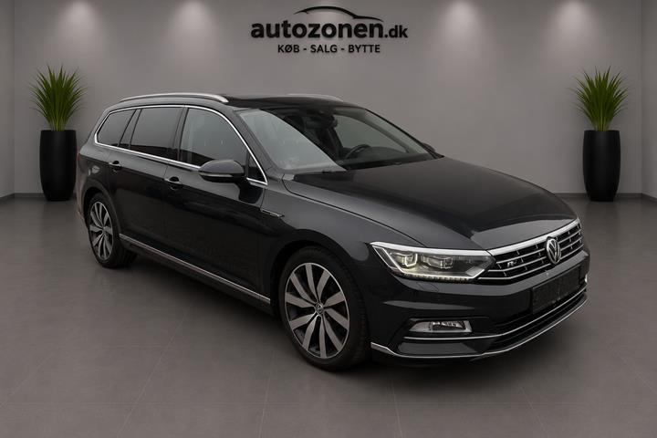 Sort VW Passat fra 2018