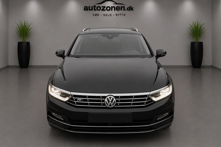 Sort VW Passat fra 2018