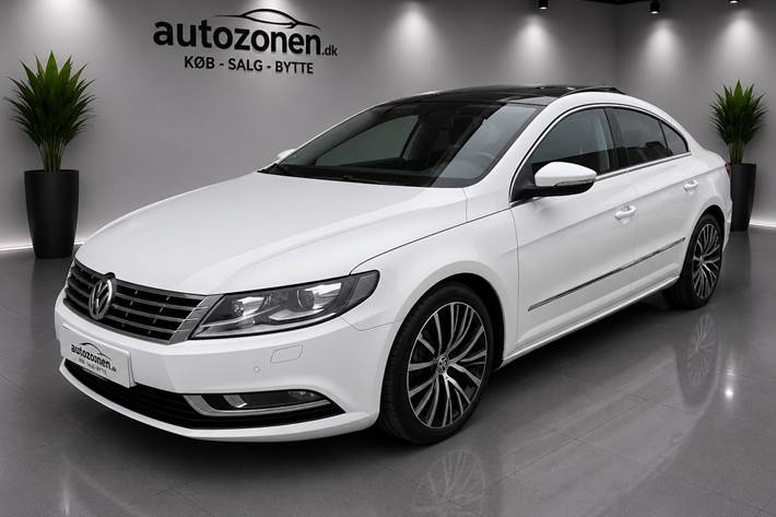 Hvid VW CC fra 2014