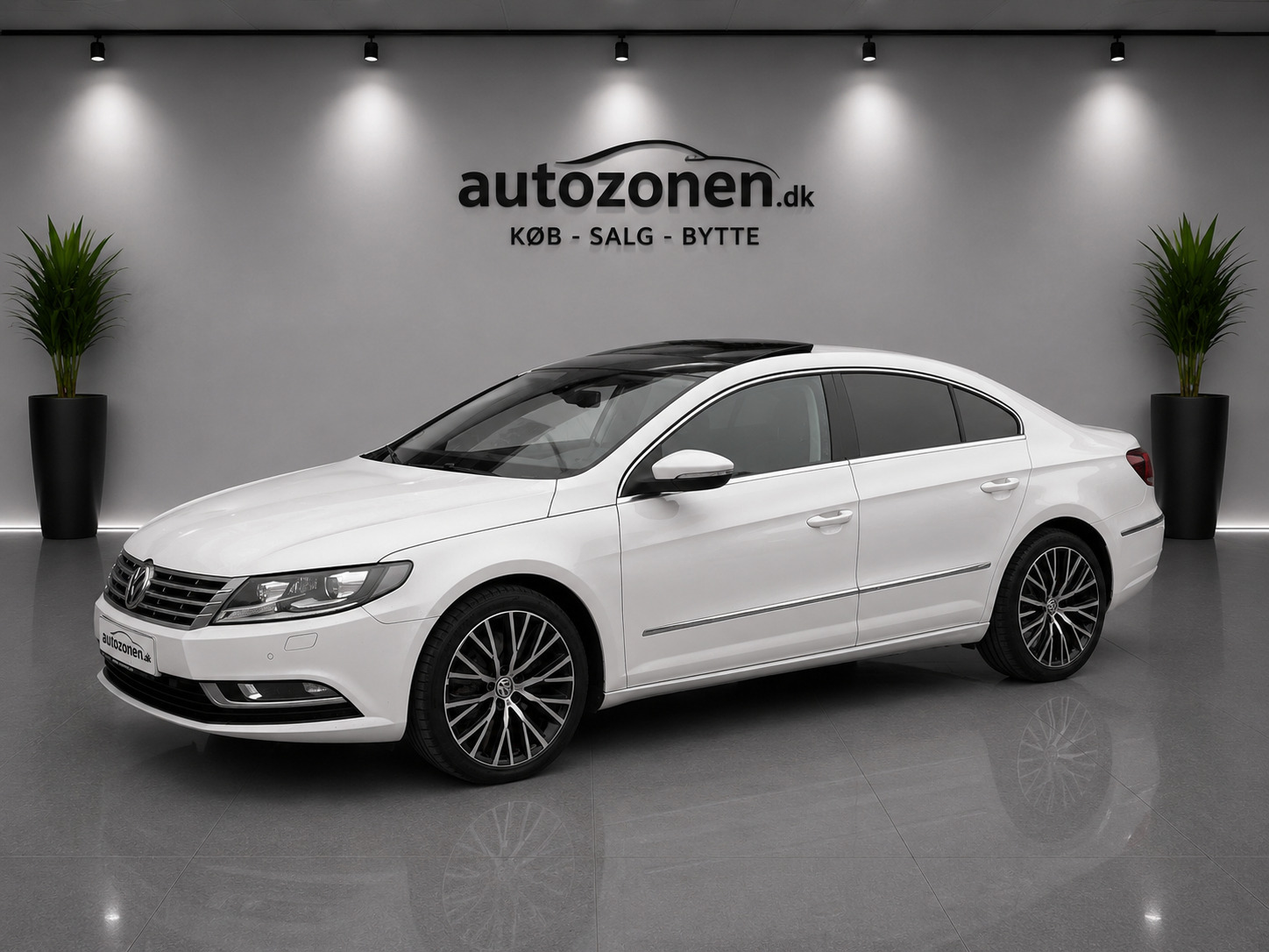 Hvid VW CC fra 2014