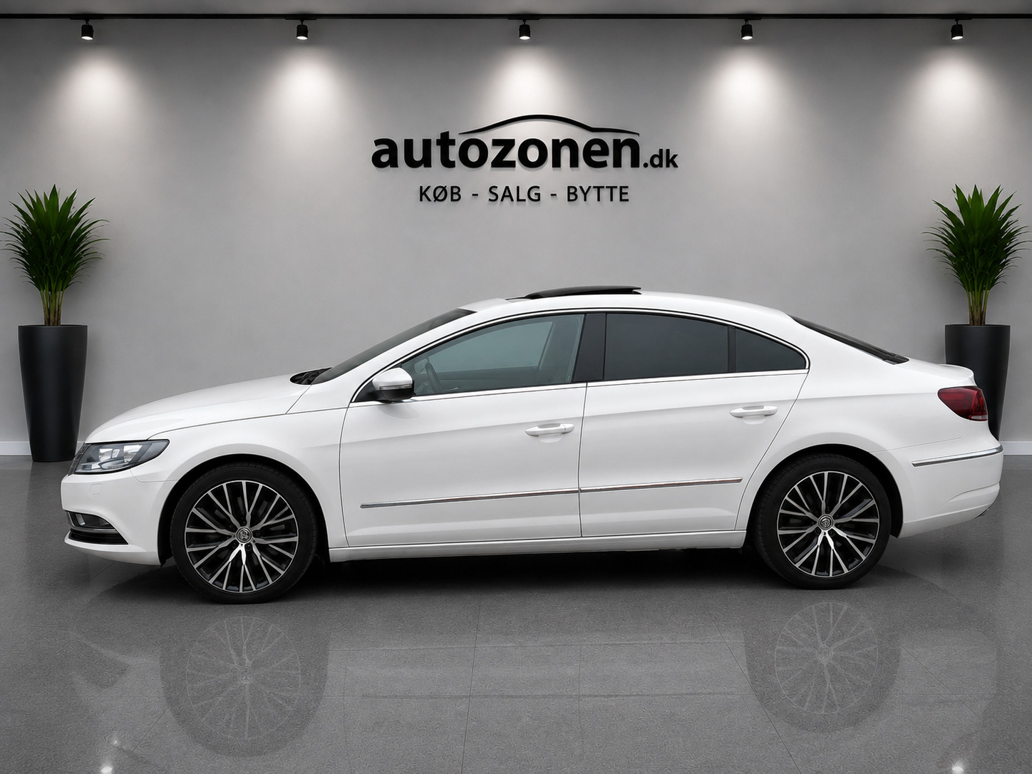 Hvid VW CC fra 2014