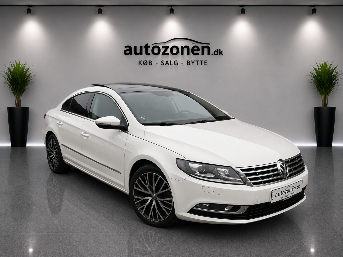Hvid VW CC fra 2014
