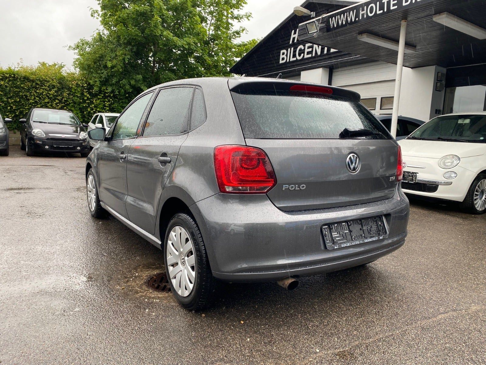 Grå VW Polo fra 2014