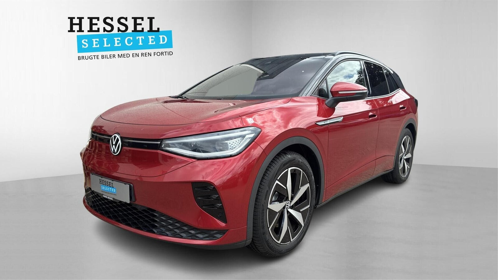 Rød VW ID.4 fra 2021