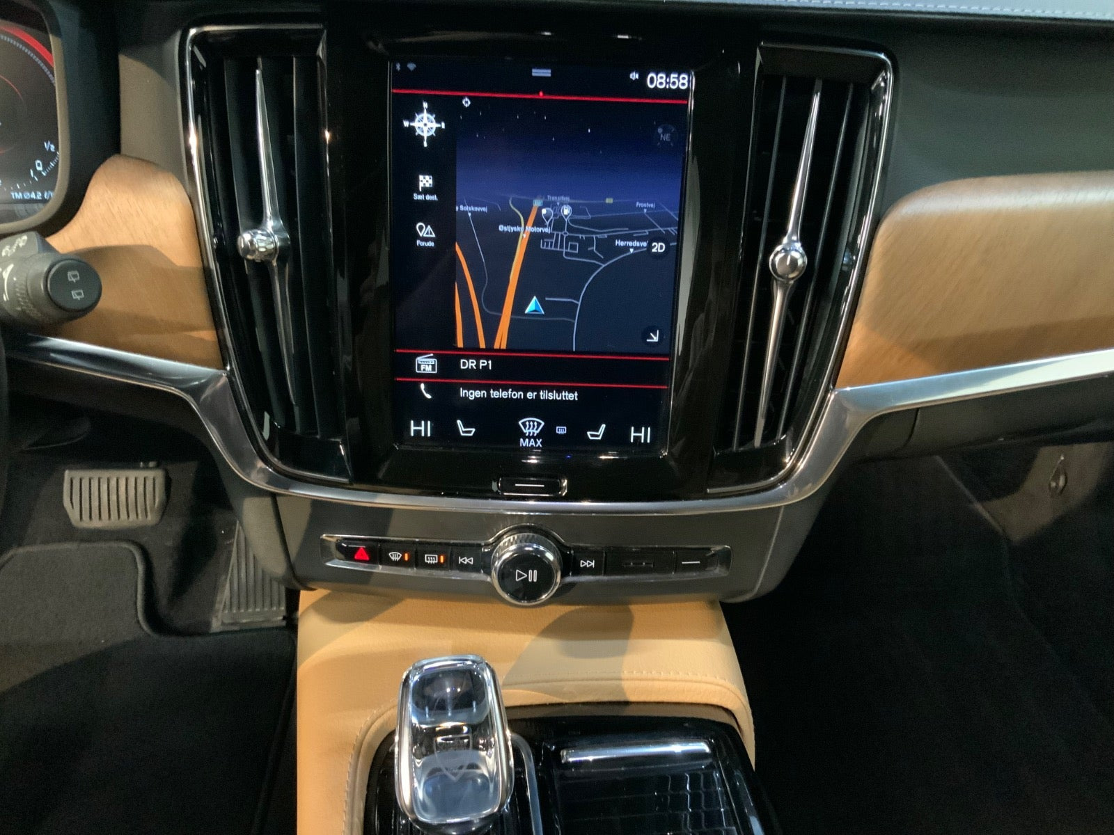 Hvid Volvo V90 fra 2020
