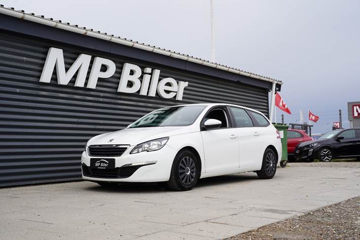 Hvid Peugeot 308 fra 2015