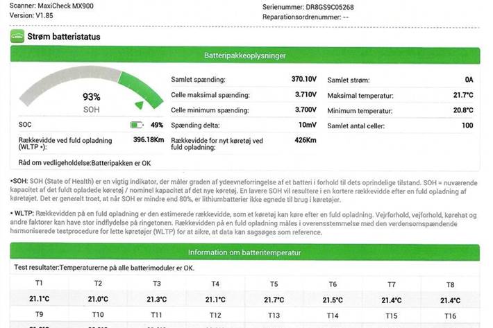 Grå Mercedes EQA250 fra 2021