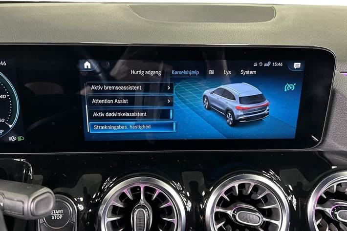 Grå Mercedes EQA250 fra 2021