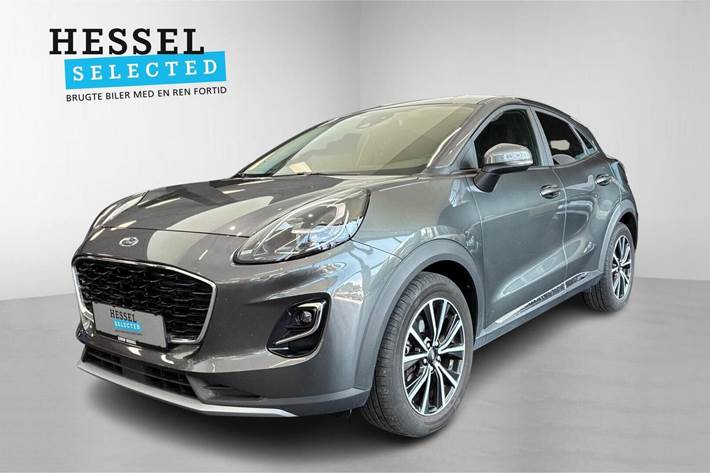 Grå Ford Puma fra 2022 set udefra