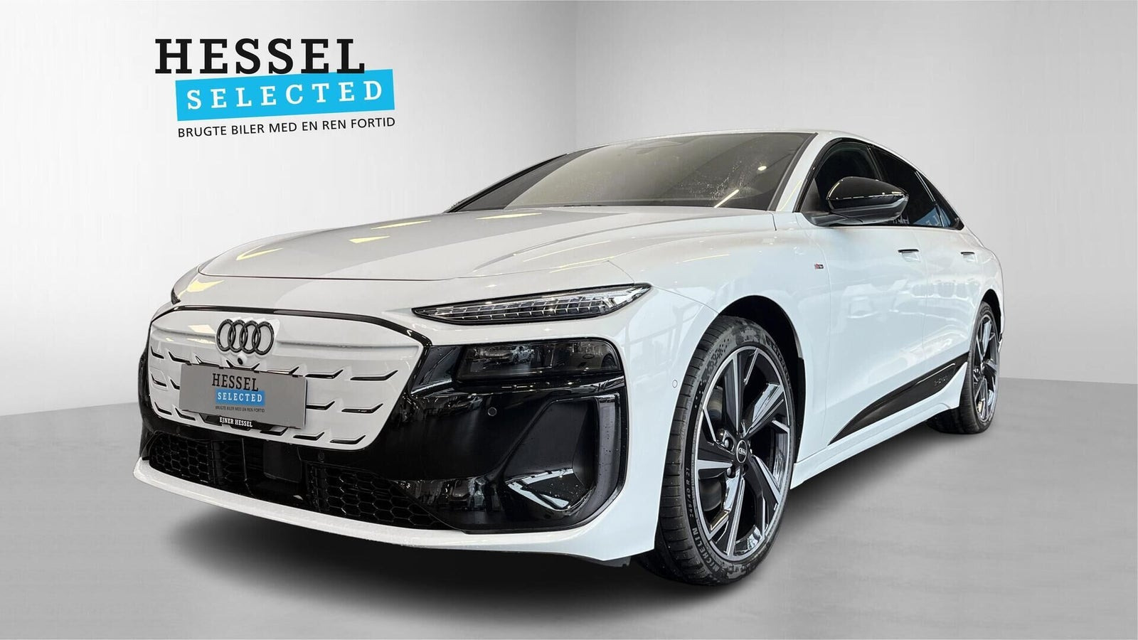 Hvid Audi A6 e-tron fra 2026