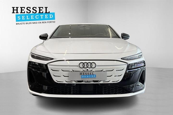 Hvid Audi A6 e-tron fra 2026