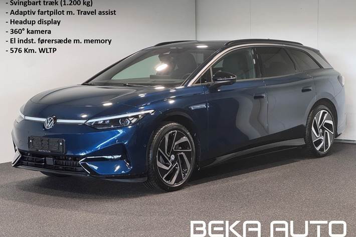 Blå VW ID.7 fra 2025