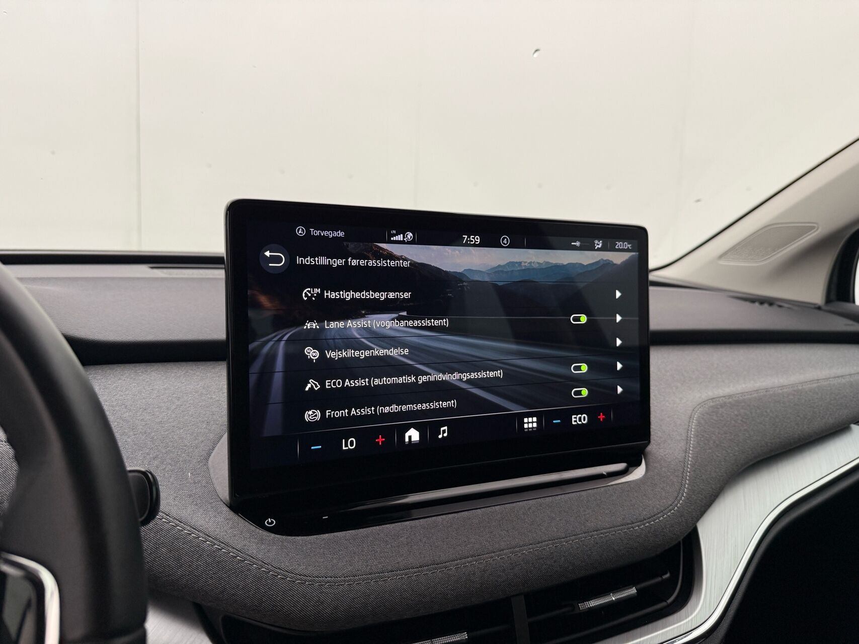 Sort Skoda Enyaq fra 2023