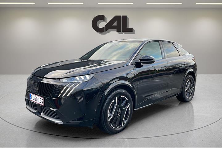 Sort Peugeot e-3008 fra 2025 set udefra