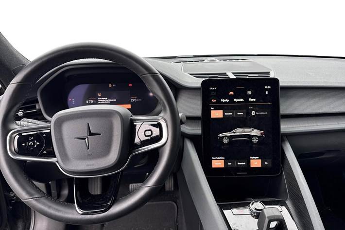Sort Polestar 2 fra 2023