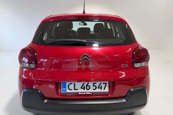 Rød Citroën C3 fra 2019