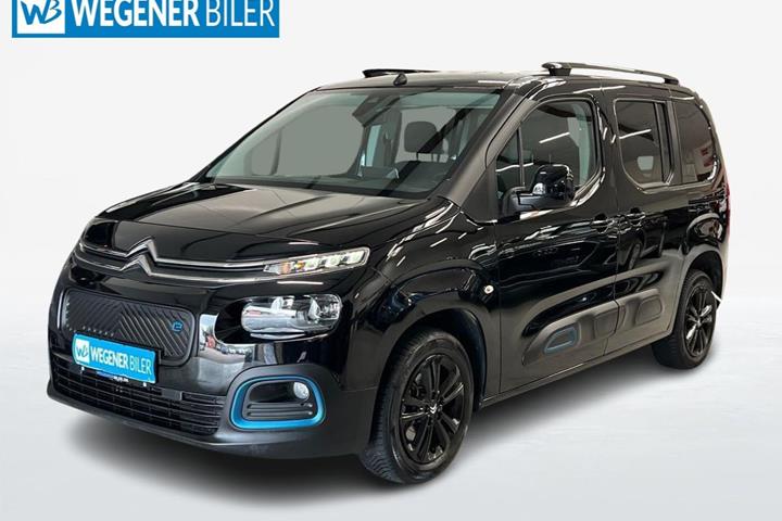 Sort Citroën ë-Berlingo fra 2023 set udefra