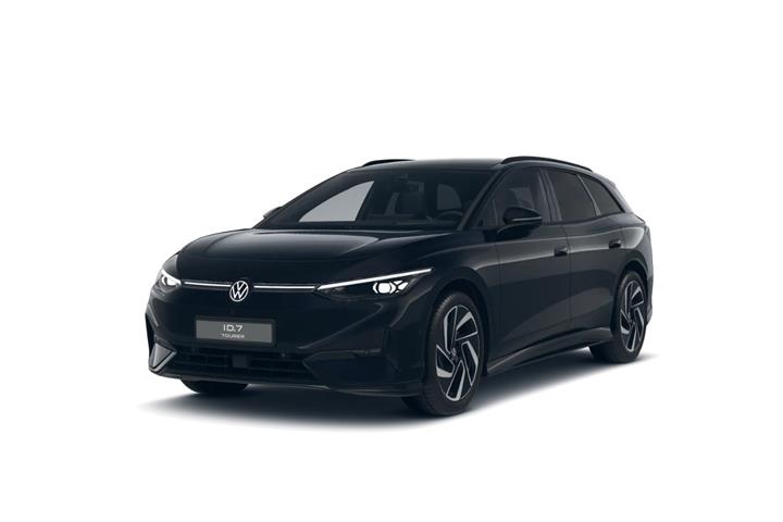 Sort VW ID.7 fra 2025 set udefra