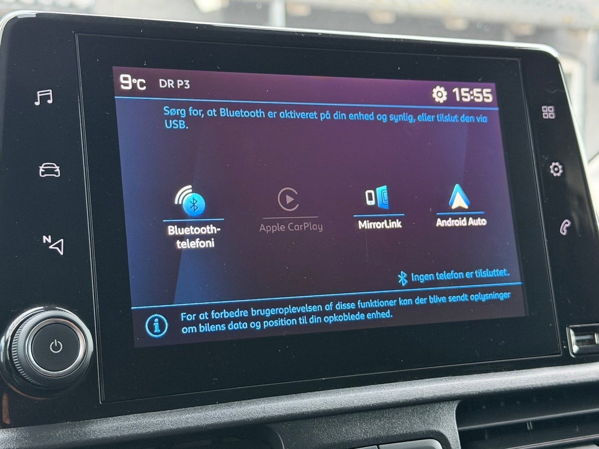 Sort Peugeot Partner fra 2019